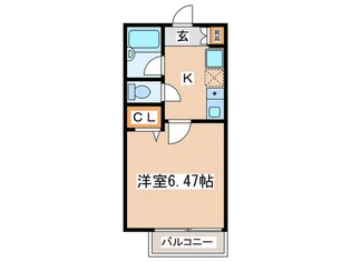 ダコタハウス【1階】の間取り