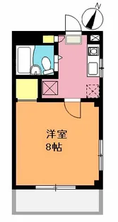 第二ふじみハイツB棟【2階】の間取り