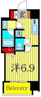 スプランディッド大山【13階】の間取り