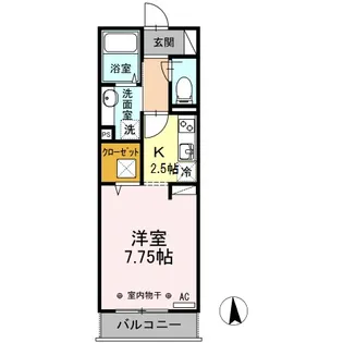 エル フラワー【1階】の間取り