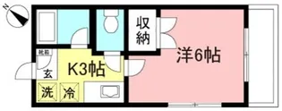 ベルメゾン北沢【2階】の間取り