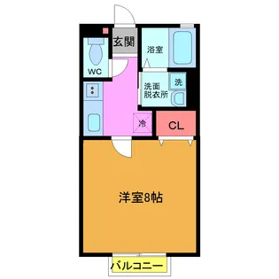 ラ・ベリーテ鷺沼【2階】の間取り