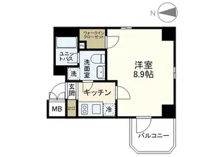 Etervo新大久保【4階】の間取り