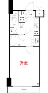 ルーブル泉岳寺前【3階】の間取り