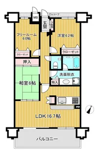 本山アーバンライフ【8階】の間取り