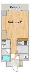 フェルテ高波【7階】の間取り