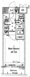 ベルグレードHM【2階】の間取り