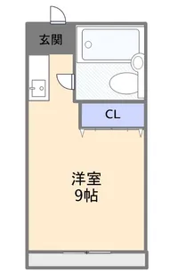 ビラ本郷【3階】の間取り
