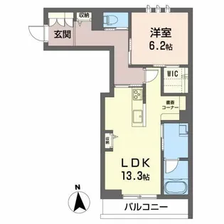 シャーメゾン宝蔵院【2階】の間取り