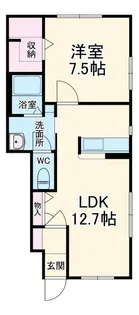 シャーメゾン知【1階】の間取り