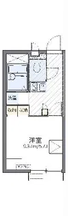 レオパレスパーシモンズ【2階】の間取り