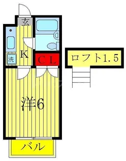 金杉ハイム【1階】の間取り