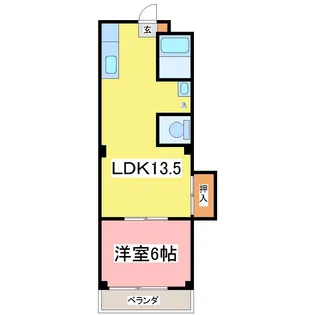 ダイワエステートビル【3階】の間取り