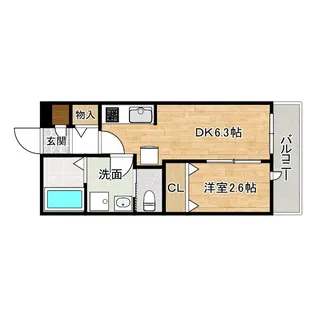 南小泉八軒小路新築AP【2階】の間取り