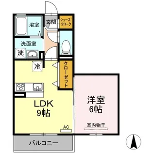 メゾン・ド・リアン【2階】の間取り