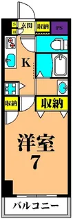 ベルメゾン中澤【2階】の間取り