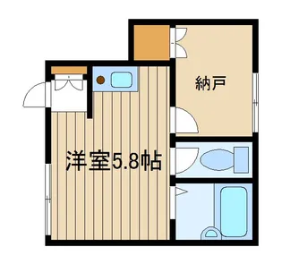 アイコート豊島園【1階】の間取り
