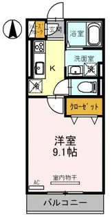 ルミナス ハイム【2階】の間取り