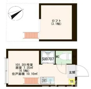フルプレジャー【1階】の間取り