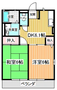 ファーストレトアK【1階】の間取り