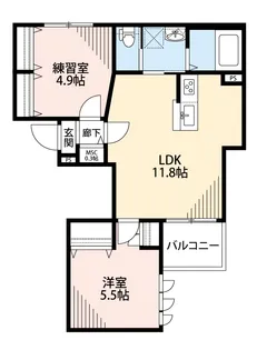 Septett【2階】の間取り