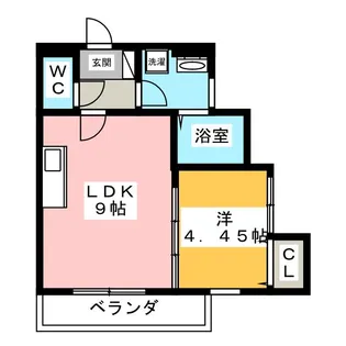 クオーレ横浜【2階】の間取り