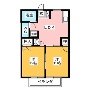 レジデンスM【1階】の間取り