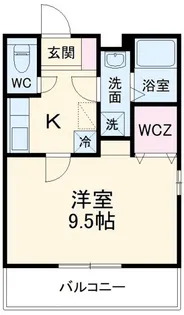 旭ヶ丘ハイツ【1階】の間取り