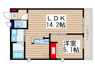 West Sing【1階】の間取り