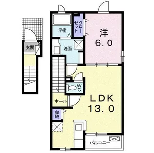 アカンサスIV【2階】の間取り