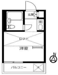 ハイツ葉月【2階】の間取り