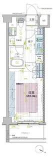 ブライズ蒲田EAST【2階】の間取り
