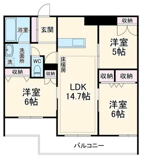 領家プライムコートII【2階】の間取り