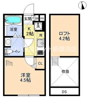グランドパレス江戸川【2階】の間取り