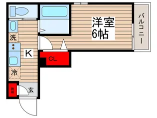ミハス柏III【2階】の間取り
