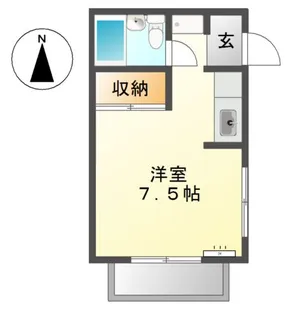 チャチャハイツ【2階】の間取り