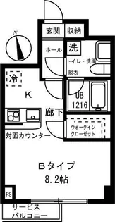 リバージュ弘明寺【2階】の間取り