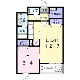 タキヤマレジデンス【1階】の間取り