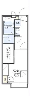 レオパレスBELL NICE【2階】の間取り