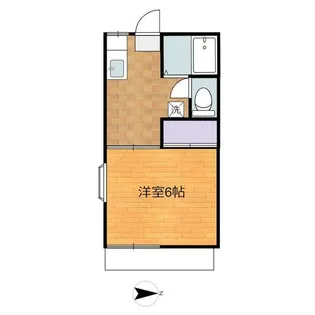 マルマツハイツ【2階】の間取り