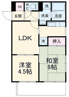 リヴィールマンションII【3階】の間取り
