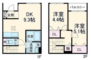 ブルーフェザーマンションIIIの間取り