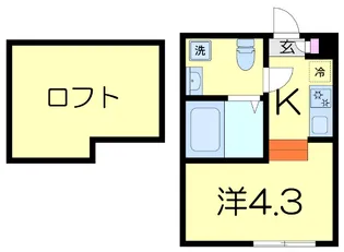 グラン竹ノ塚【1階】の間取り