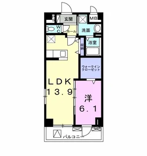 天神台ヒルズ【2階】の間取り