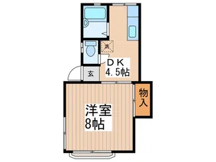 コーポ樹【2階】の間取り