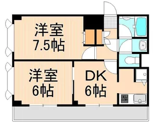 ワコーレエレガンス西新井【2階】の間取り