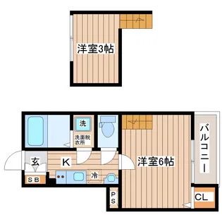 Frieden【2階】の間取り