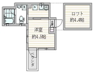 イクス・デュール【5階】の間取り