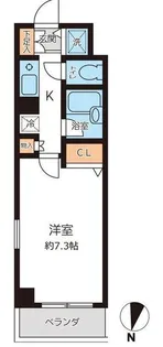 CITY SPIRE 国分寺【3階】の間取り
