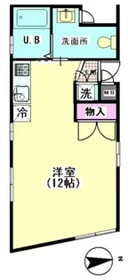 バナナコート【2階】の間取り